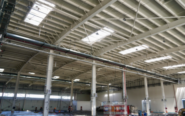 广盛网  预计5月底投产！新能源汽车与智能网联汽车零部件产业园冲刺竣工